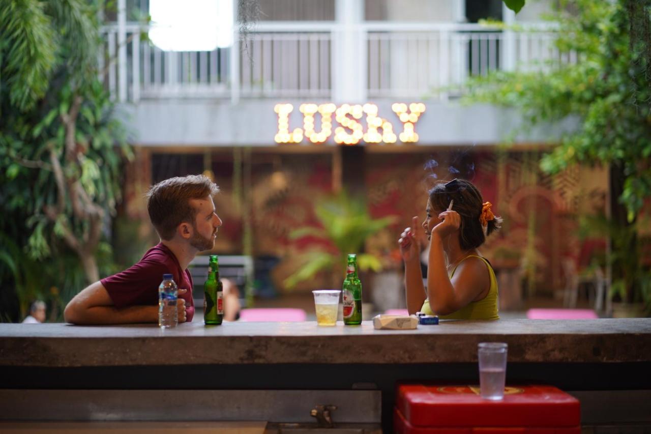 Lushy Hostel Canggu Dış mekan fotoğraf