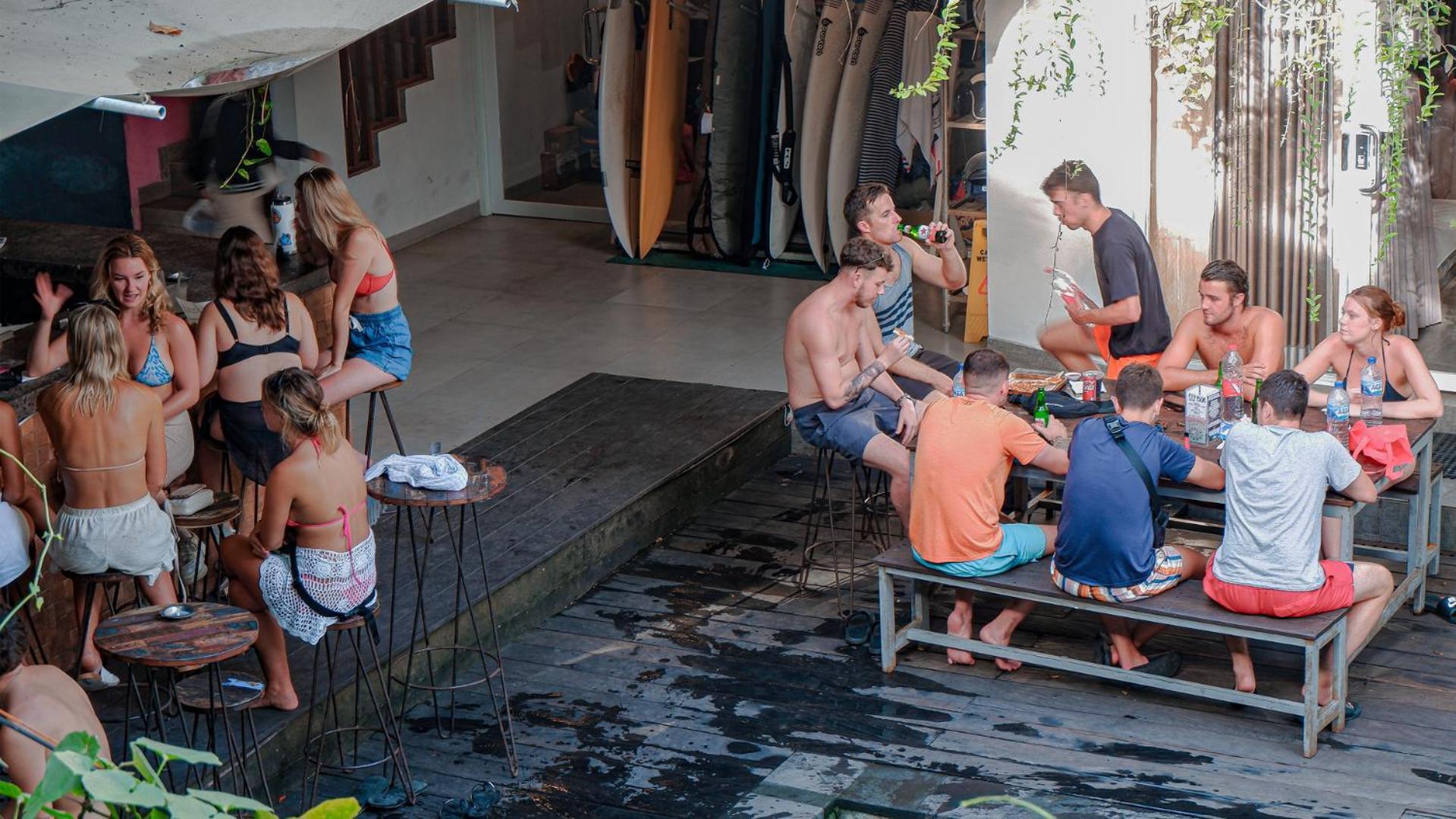 Lushy Hostel Canggu Dış mekan fotoğraf